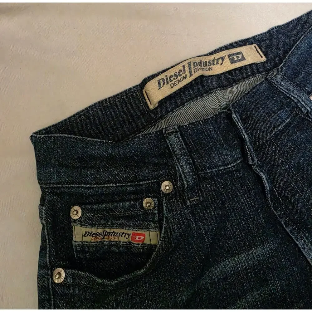 Diesel Fanker Straight-Leg Jeans – Dark Wash – Size 28